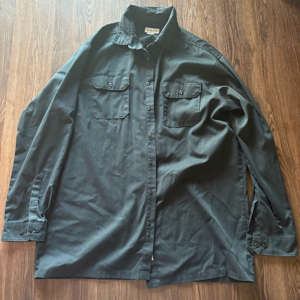 Carhartt Black Button-Up Shirt